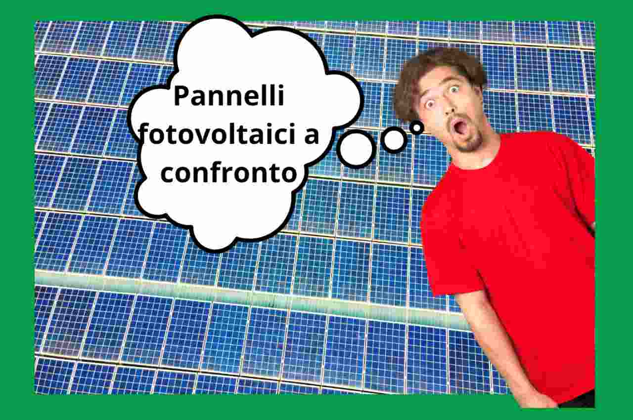 Pannelli fotovoltaici a confronto