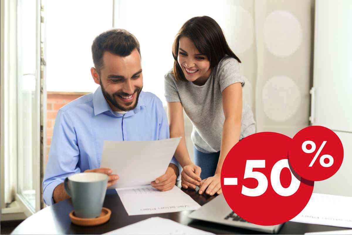 Sconto del 50% sull'IMU