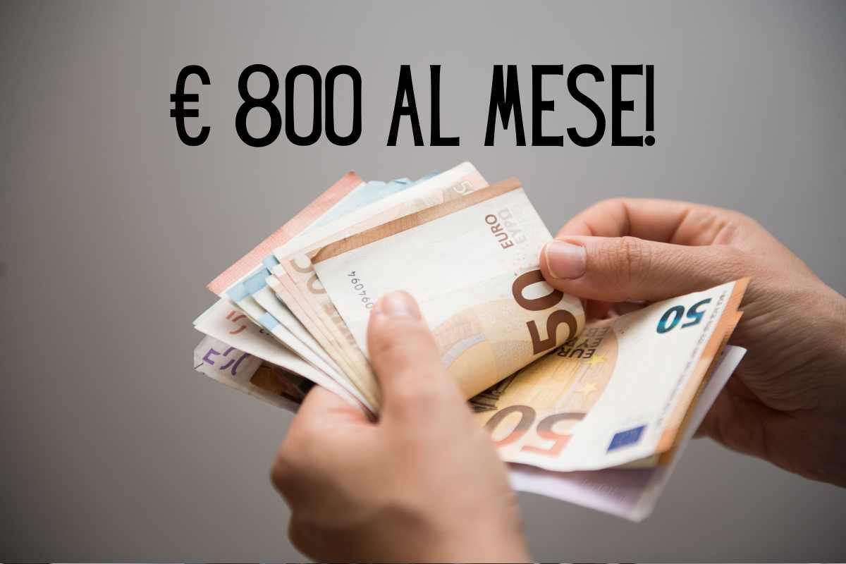 Bonus da 800 euro al mese