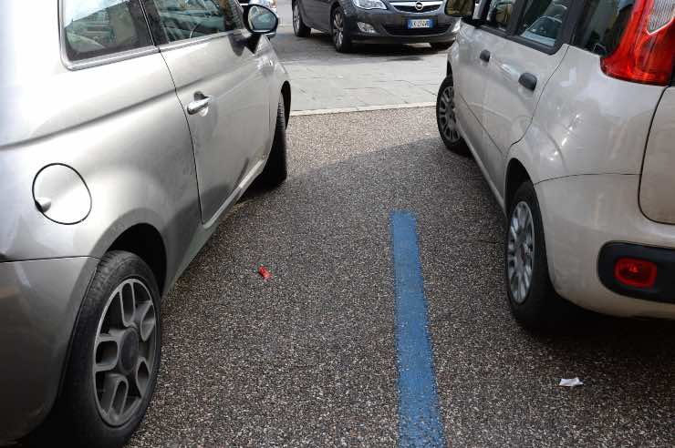 Macchine in un parcheggio