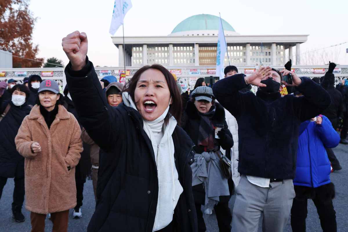 Proteste in Corea del Sud