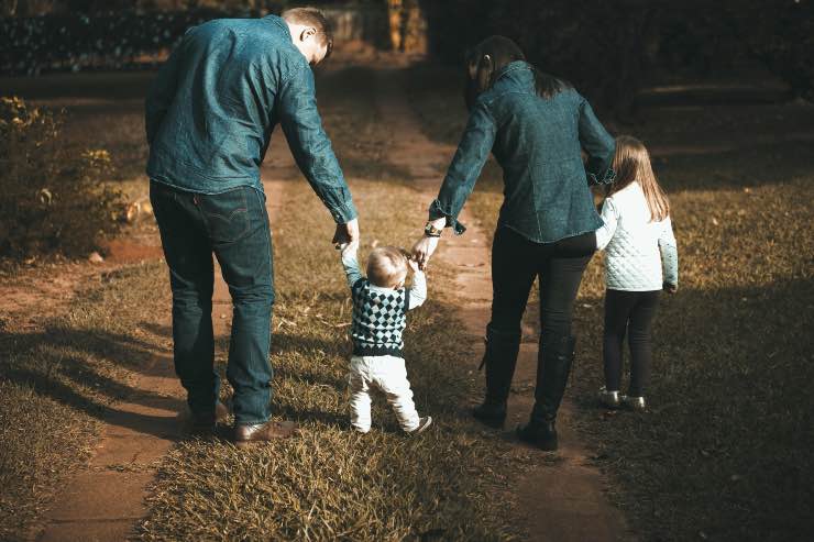 Famiglia con bambini