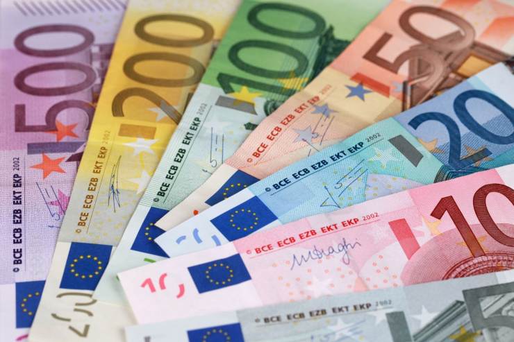 banconote euro per assegno INPS