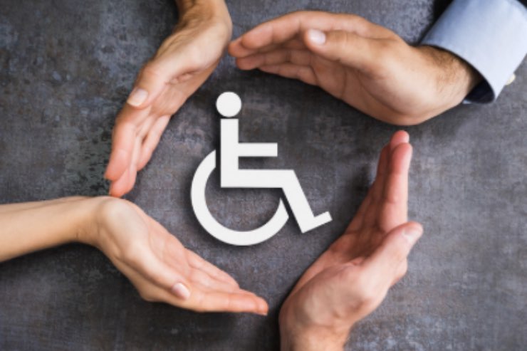 Concetto di supporto al disabile